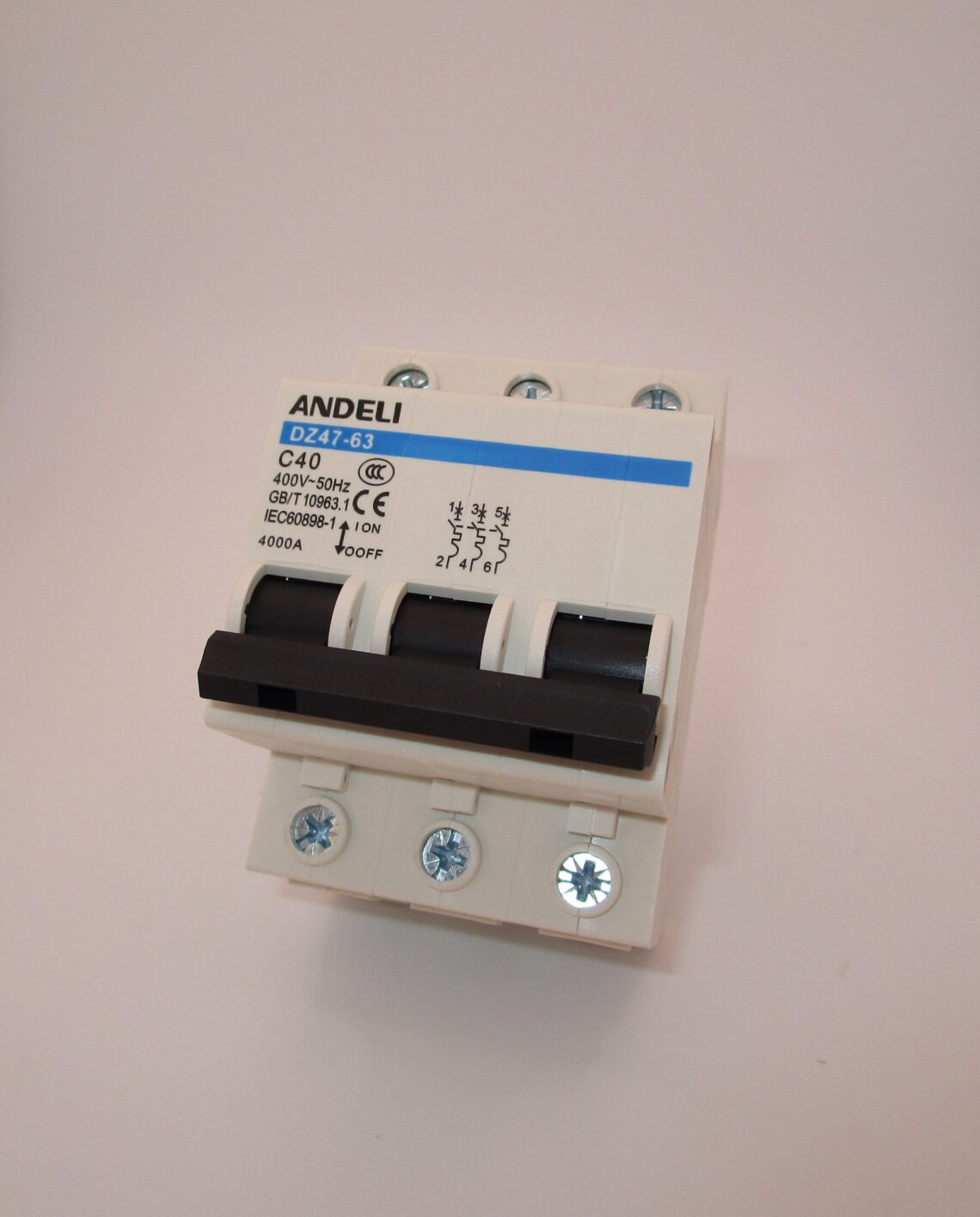 ANDELI DZ47-63 Miniature Circuit Breaker 3P-C40A - Image 5