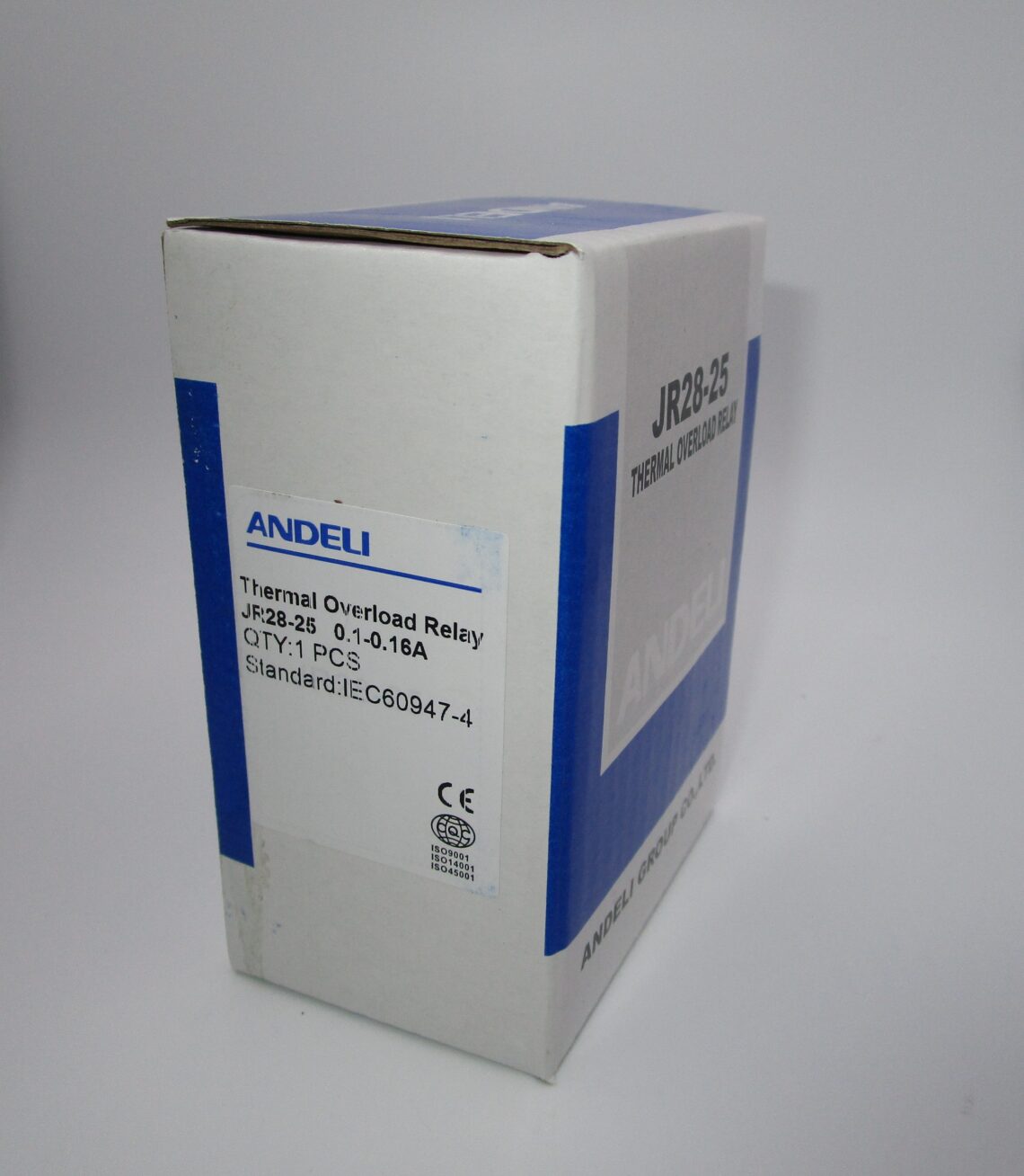 ANDELI JR28-25 Thermal Overload Relay 0.1-0.16A for LC1D Contactors - Image 4