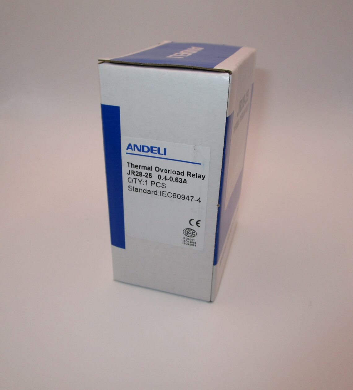 ANDELI JR28-25 Thermal Overload Relay 0.4-0.63 A Thermal Overload Relay 0.4-0.63A compatible with LC1D Contactors - Image 2