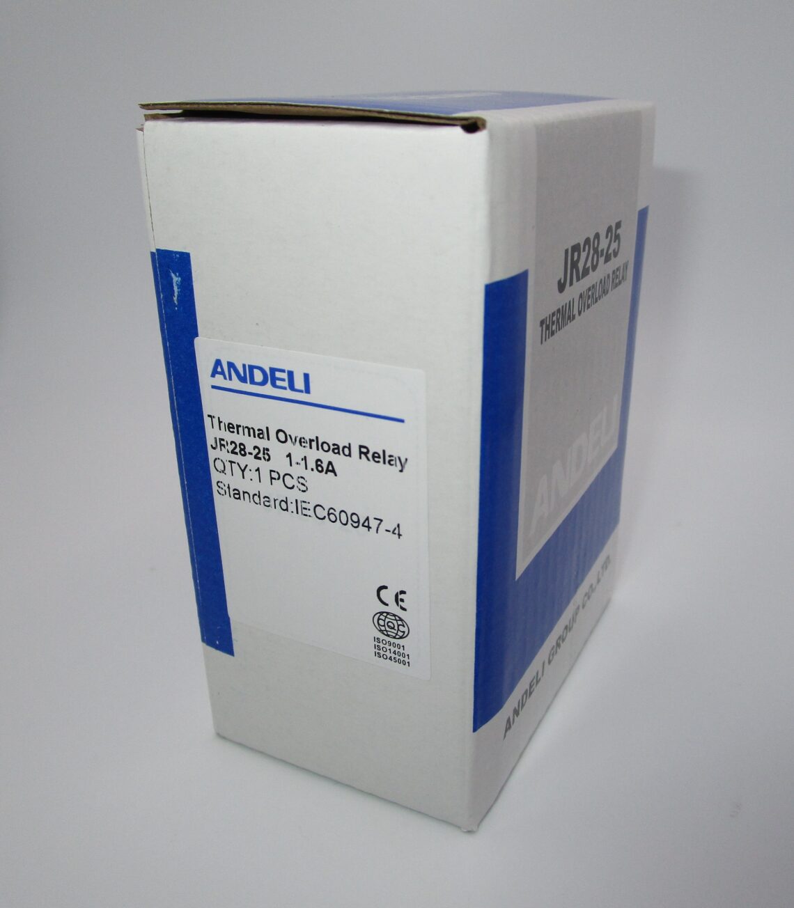 ANDELI JR28-25 Thermal Overload Relay 1-1.6 A compatible with LC1D Contactors - Image 4