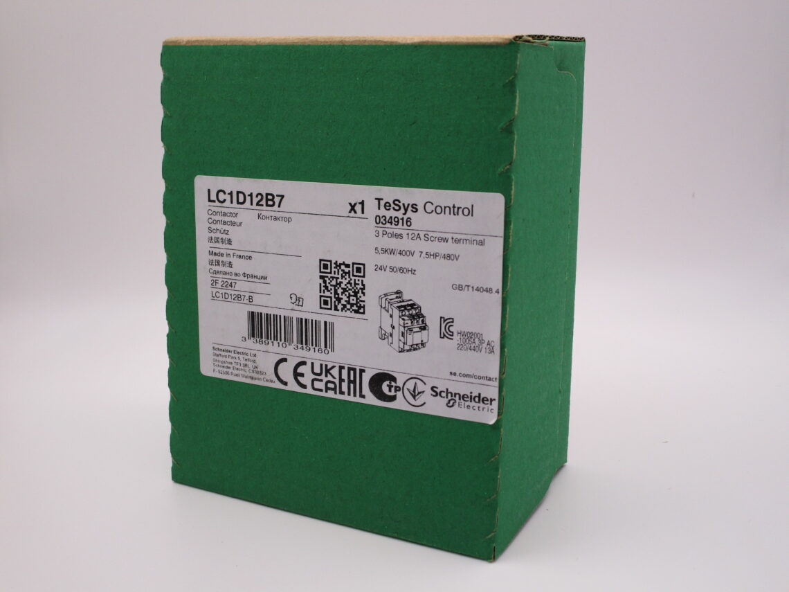 Schneider Contactor LC1D12B7