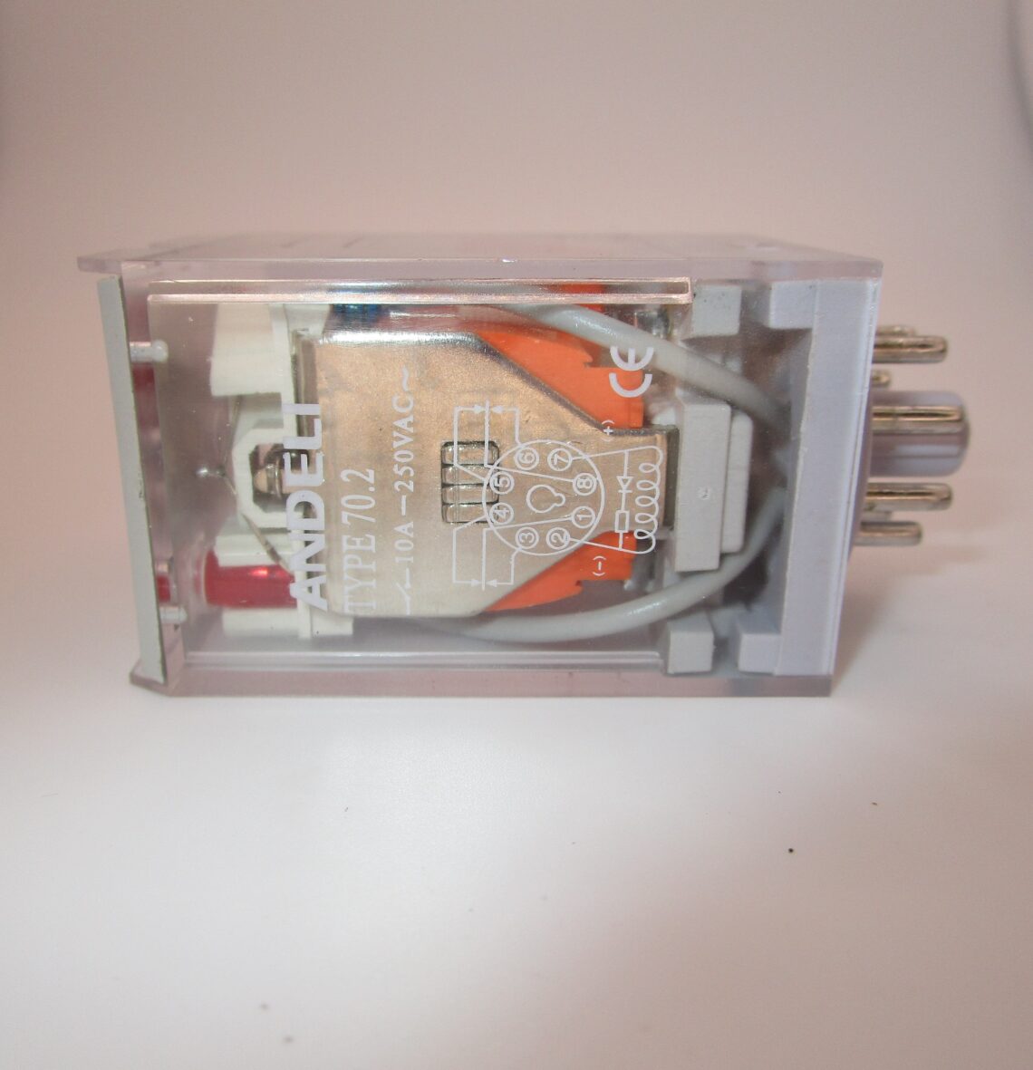 ANDELI Type 70.2 Relay Coil 220VAC / 8 Pin