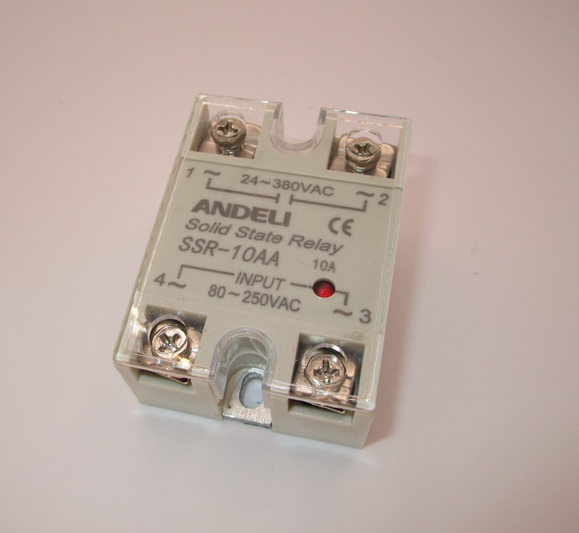 ANDELI SSR-10AA Solid State Relay 10A Load 24-380 VAC / Control 80-250VAC - Image 3