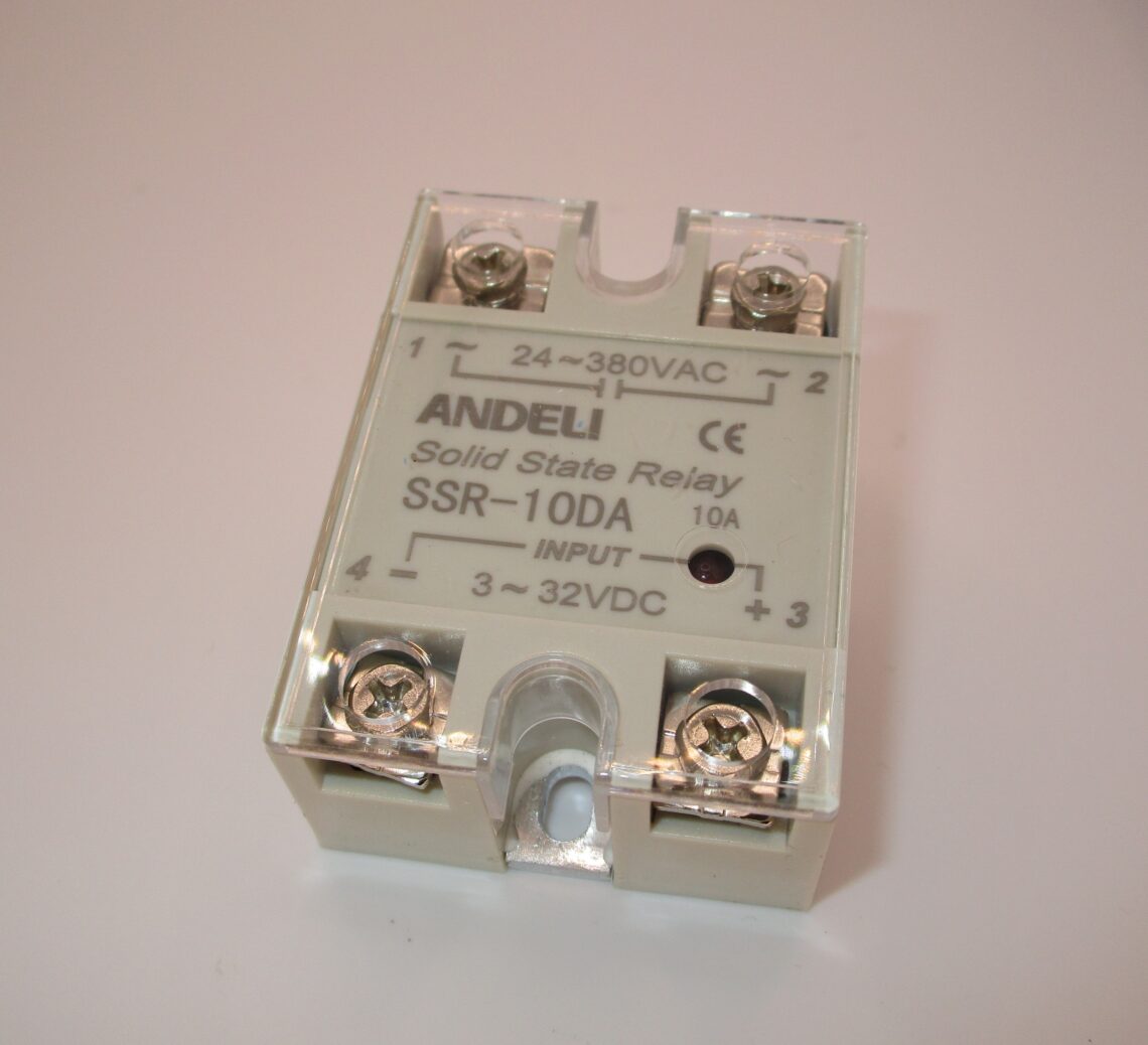 ANDELI SSR-10DA Solid State Relay 10A Load 24-380 VAC / Control 3-32VDC - Image 3