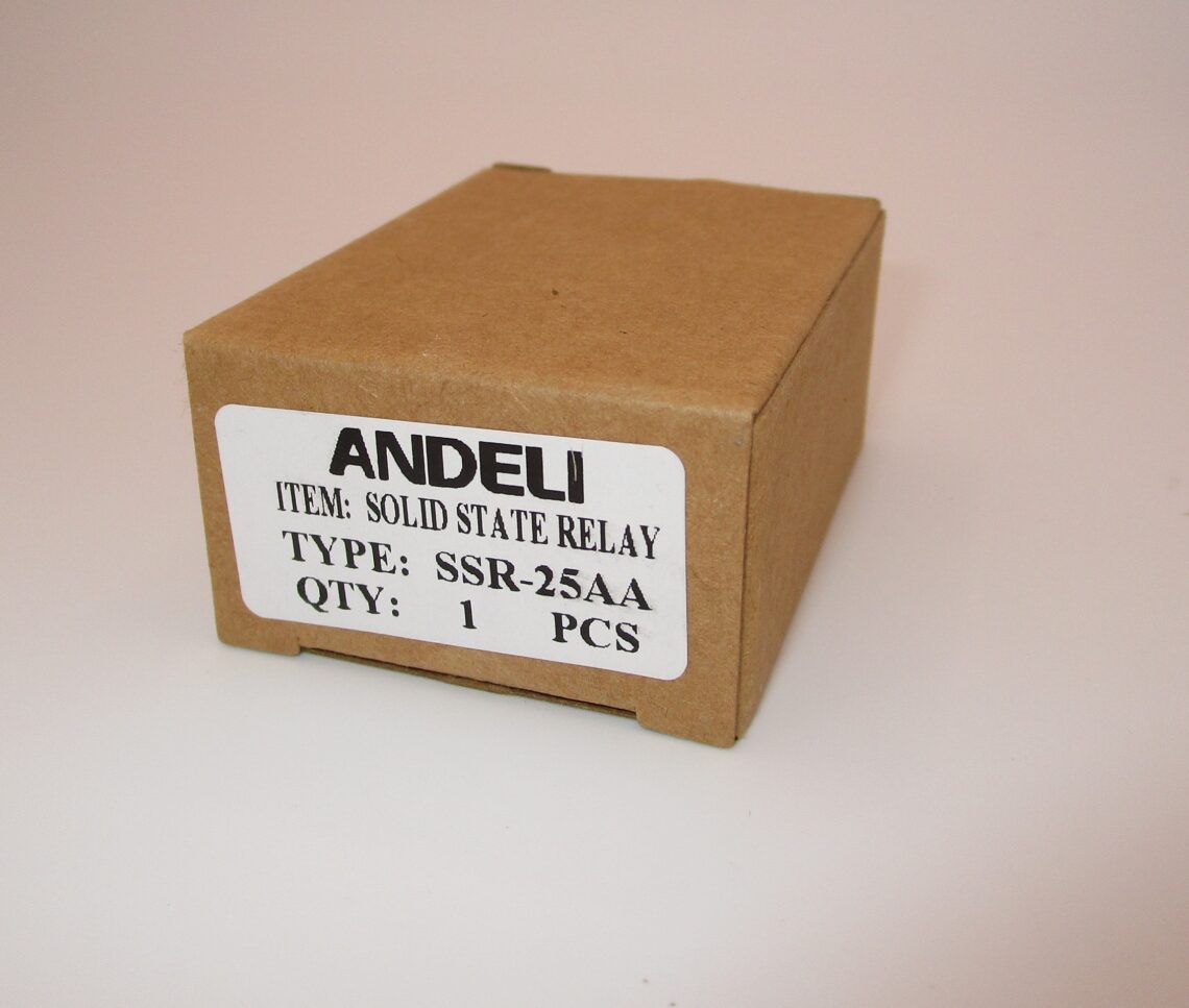 ANDELI SSR-25AA Solid State Relay 25A Load 24-380 VAC / Control 80-250VAC - Image 2