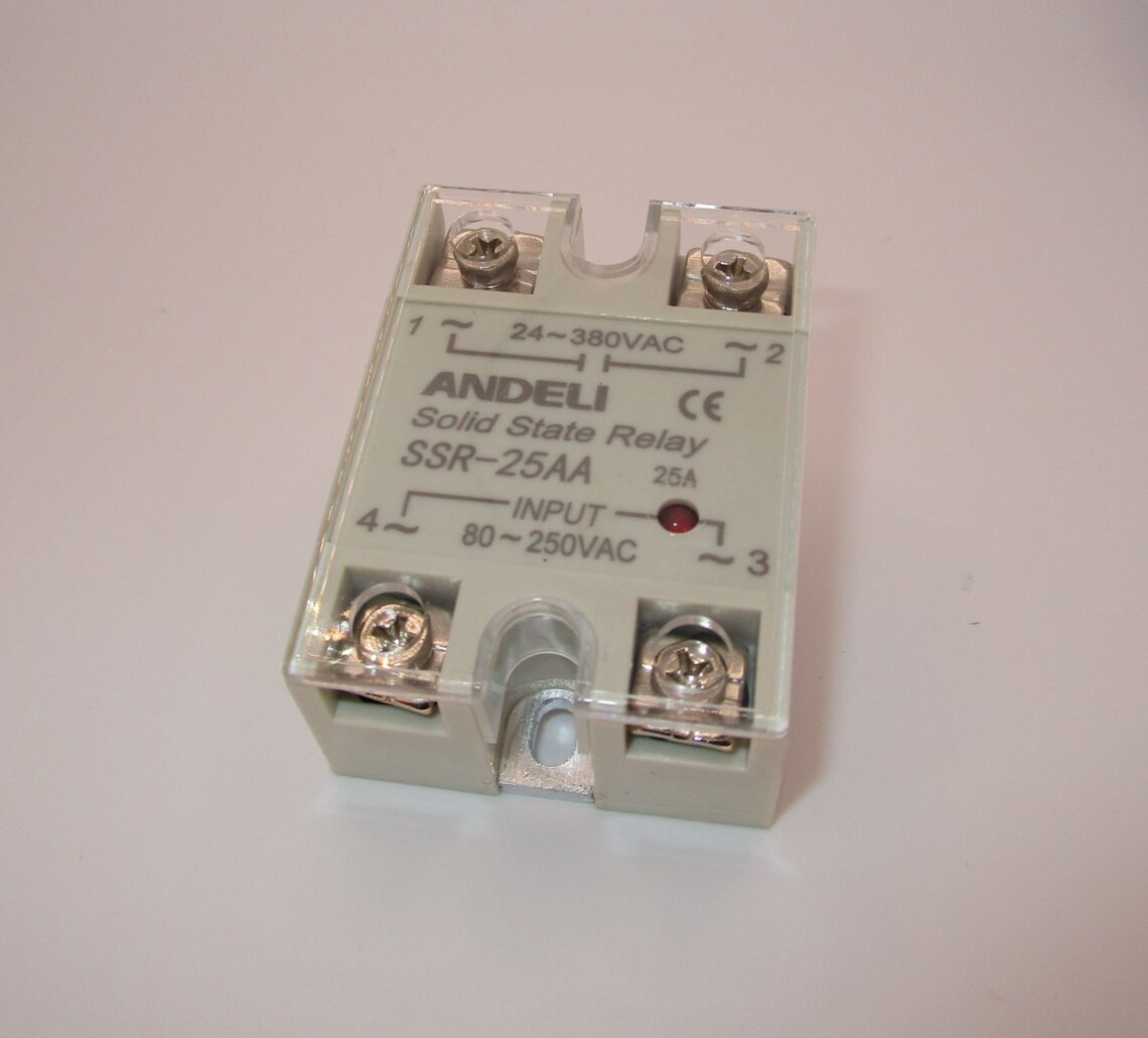 ANDELI SSR-25AA Solid State Relay 25A Load 24-380 VAC / Control 80-250VAC - Image 3