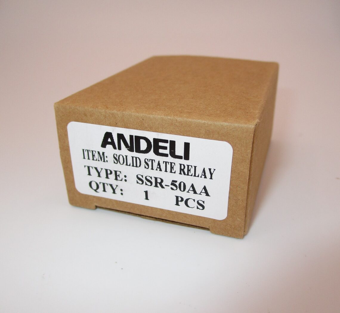 ANDELI SSR-50AA Solid State Relay ANDELI 50A Load 24-380 VAC / Control 80-250 VAC - Image 2