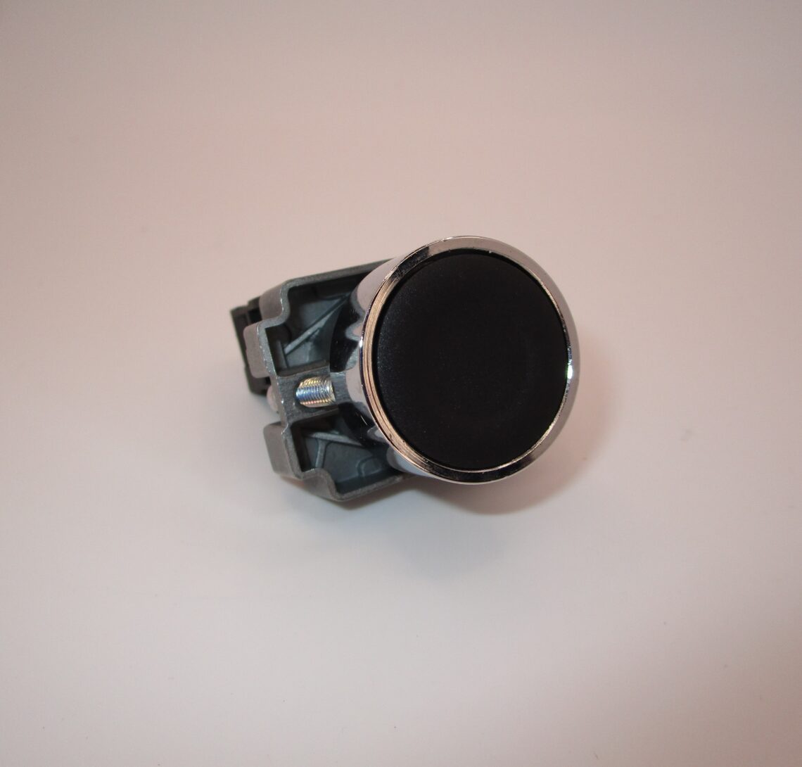 ANDELI 22mm Push Button Spring Return Black XB2BA21