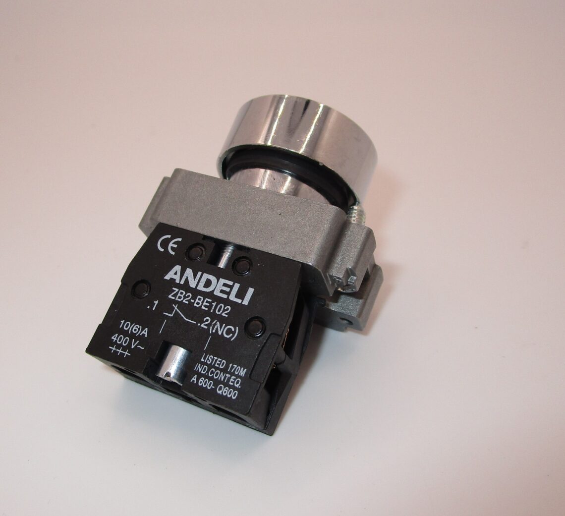 ANDELI XB2BA42 22mm Red Push Button - Image 3
