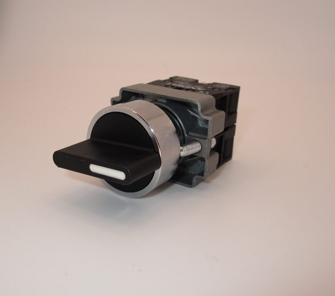 ANDELI XB2BD53 Black Selector 3 position spring return to center