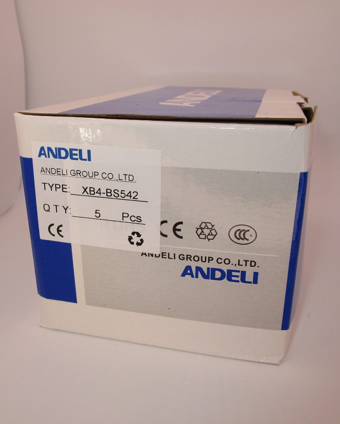 ANDELI XB4BS542 40mm Red Emergency Mushroom Button - Image 2