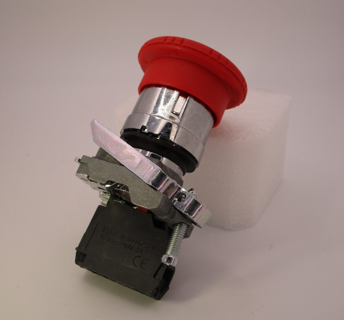 ANDELI XB4BS542 40mm Red Emergency Mushroom Button - Image 5