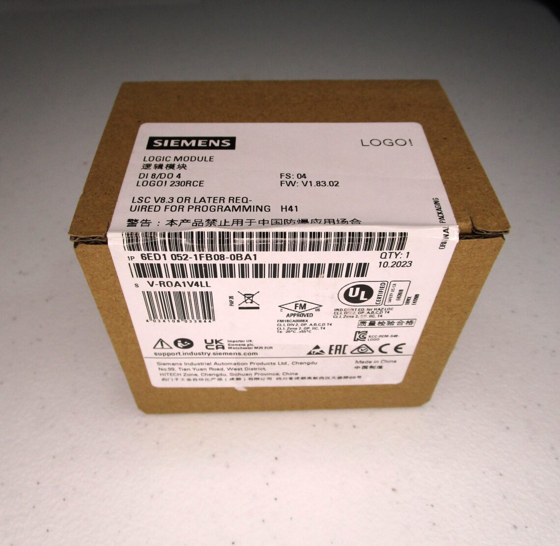 SIEMENS LOGO! PLC Module 6ED1-052-1FB08-0BA1 - Image 2