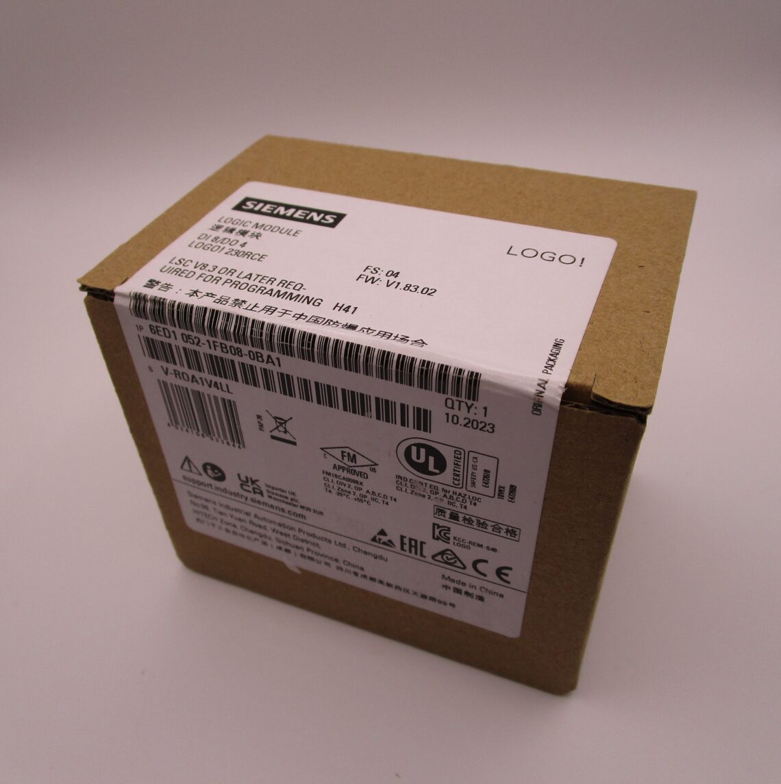 SIEMENS LOGO! PLC Module 6ED1-052-1FB08-0BA1 - Image 3
