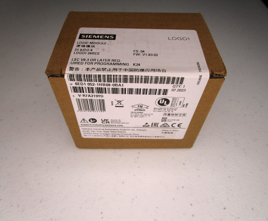 SIEMENS LOGO! PLC Module 6ED1-052-1HB08-0BA1 - Image 2