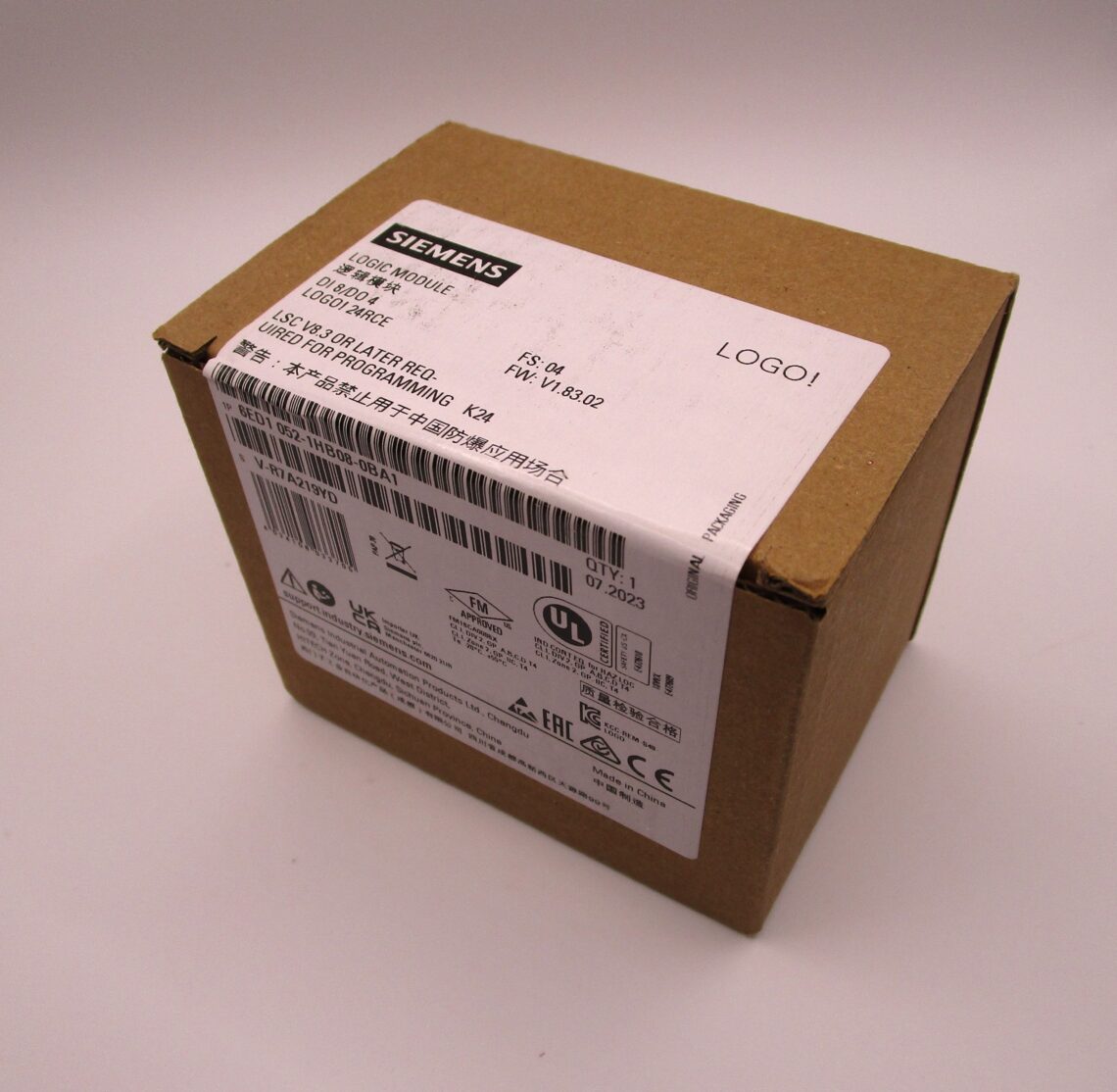SIEMENS LOGO! PLC Module 6ED1-052-1HB08-0BA1 - Image 3