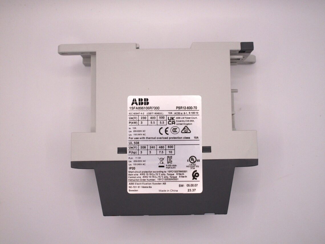 ABB PSR12-600-70 Genuine ABB Soft Starter - Image 3