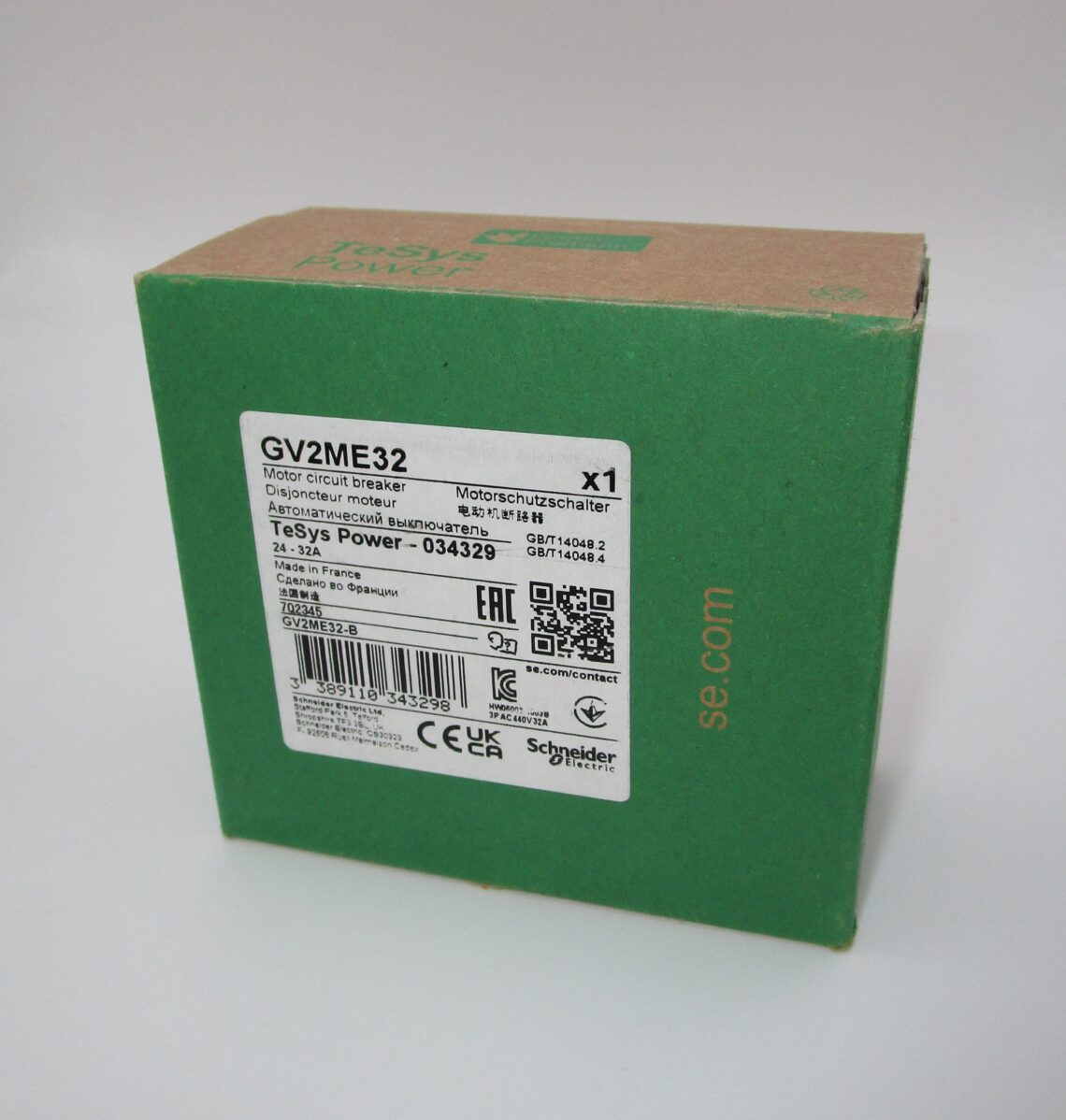 SCHNEIDER GV2ME32 Motor Circuit Breaker