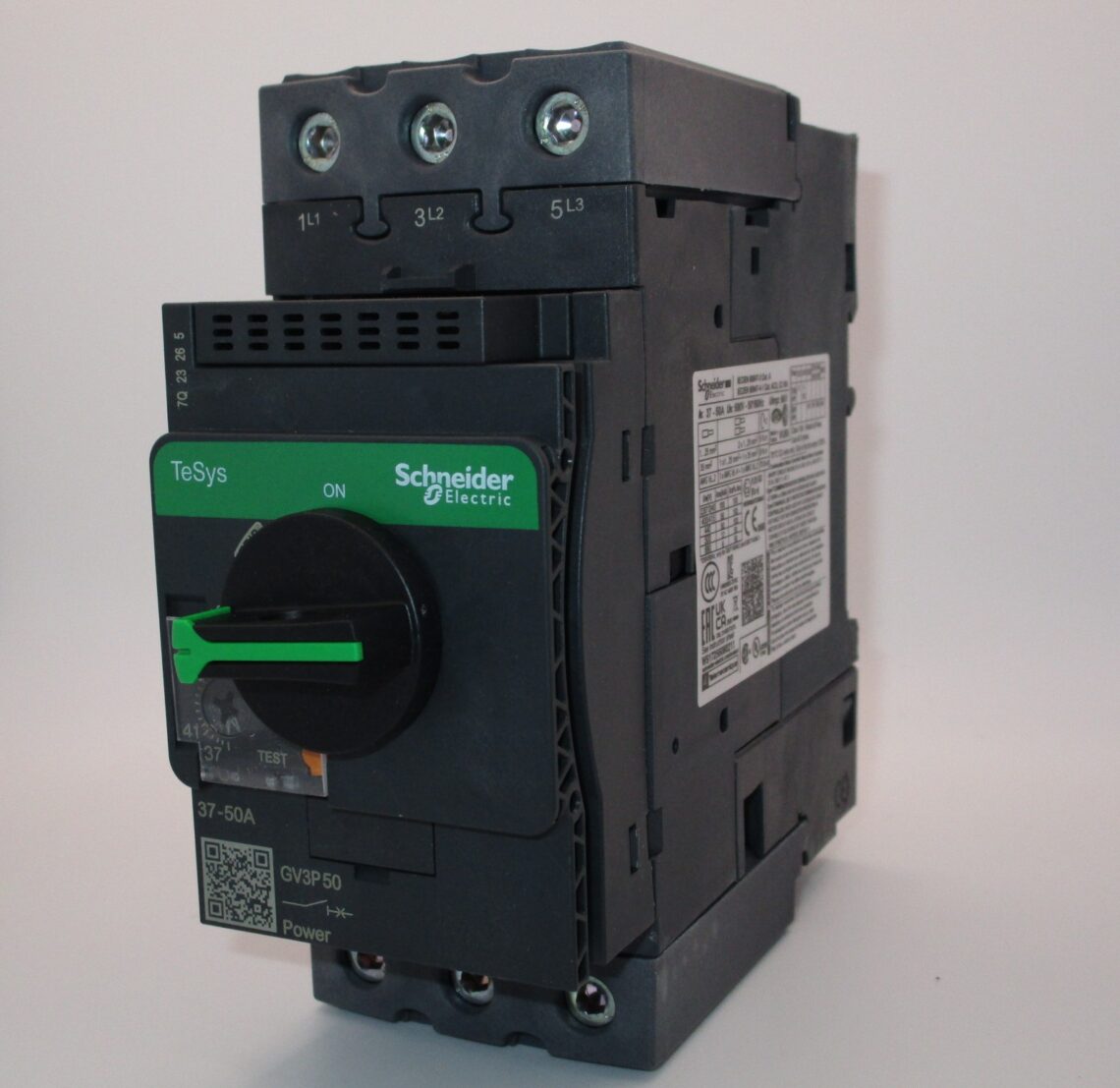 SCHNEIDER GV3P50 Thermal Magnetic Circuit Protector 37-50 A