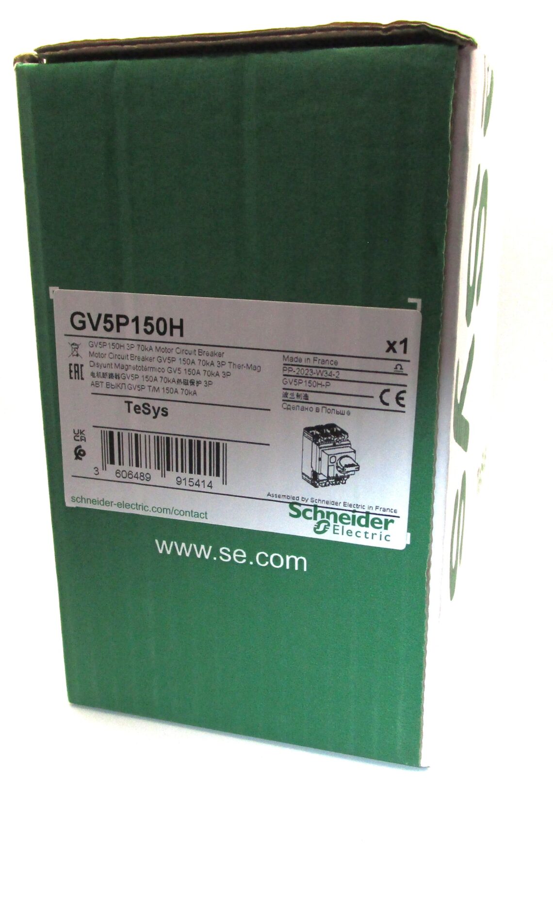 SCHNEIDER GV5P150H Motor Circuit Breaker - Image 2