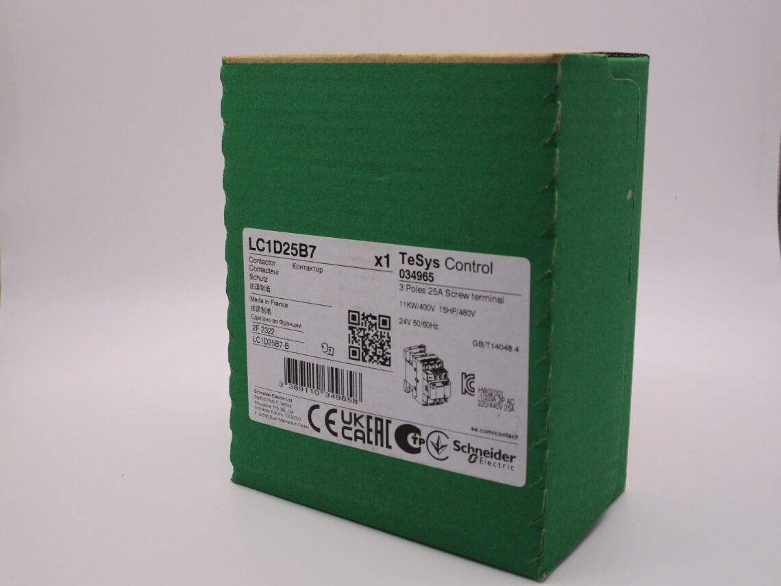 Schneider Contactor LC1D25B7