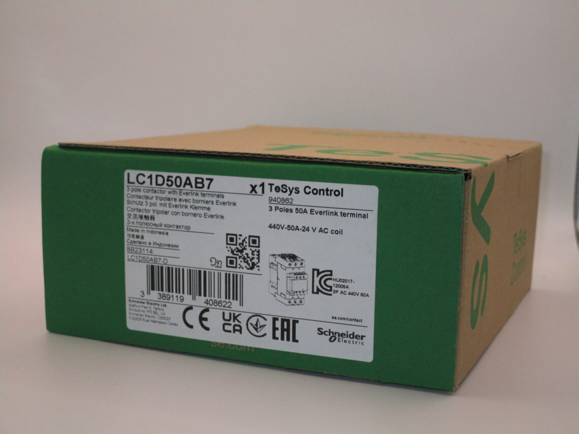 SCHNEIDER LC1D50AB7 Contactor