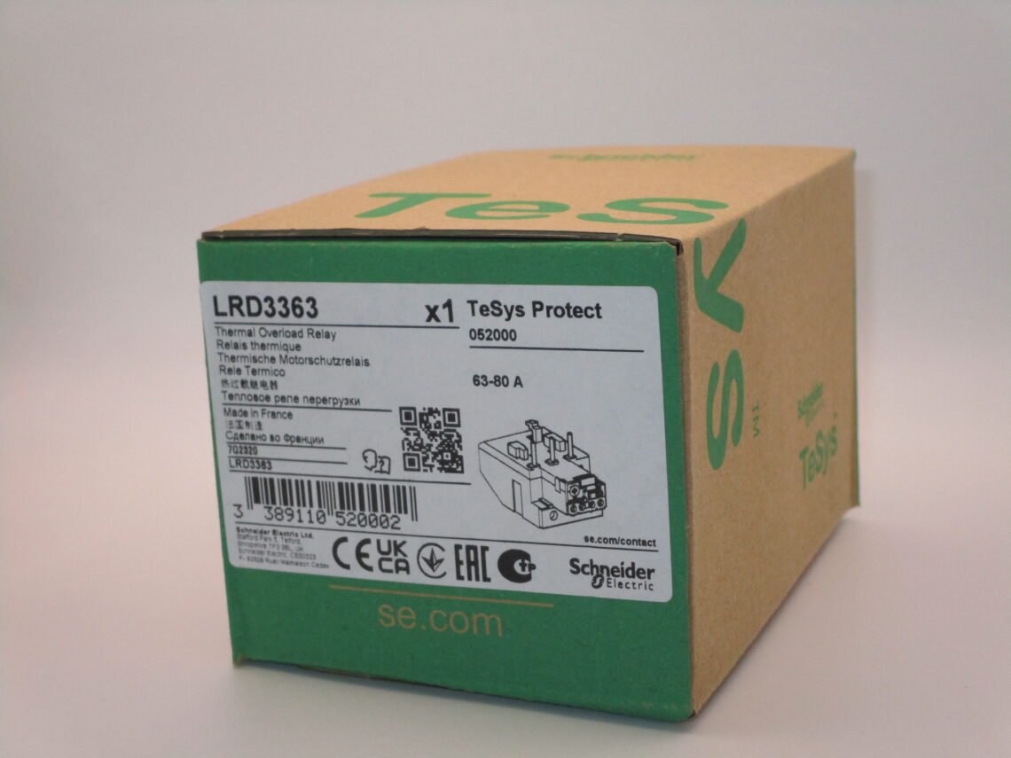 SCHNEIDER LRD3363 Thermal overload relay 63-80A - Image 2