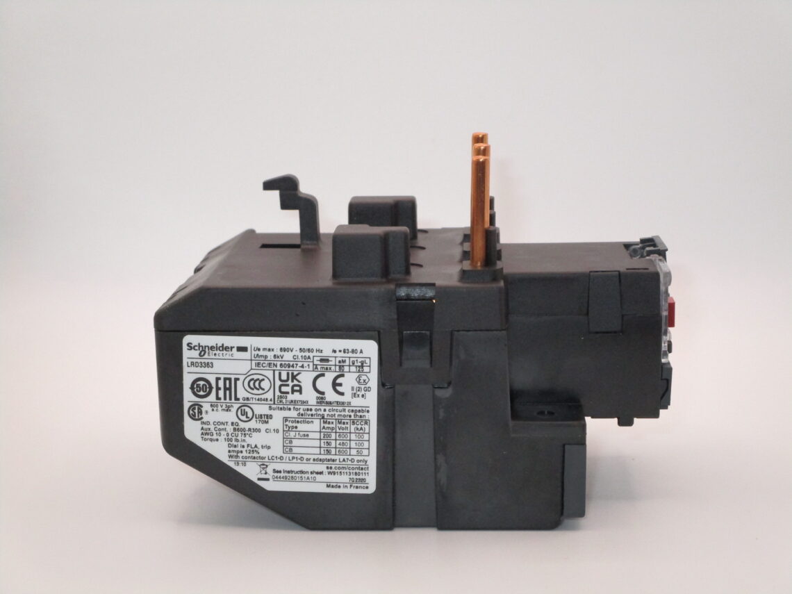 SCHNEIDER LRD3363 Thermal overload relay 63-80A - Image 3