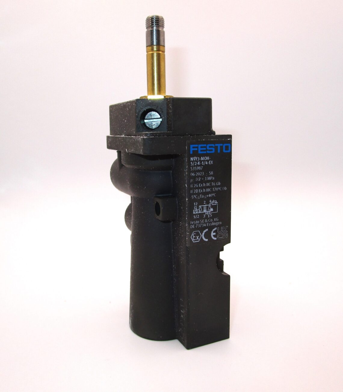 FESTO NVF3-MOH-5/2-K-1/4-EX Mat No. 535987 Solenoid Valve