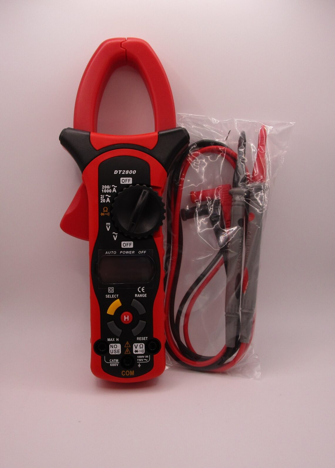 Digital Clamp Multimeter Tester 3 1/2 digits AC DC Voltage Current Resistance - Image 3
