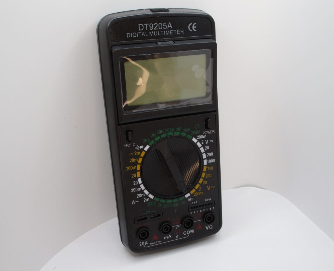 Digital Multimeter Tester Big Rotating Screen AC DC Voltage DT-9205A - Image 3