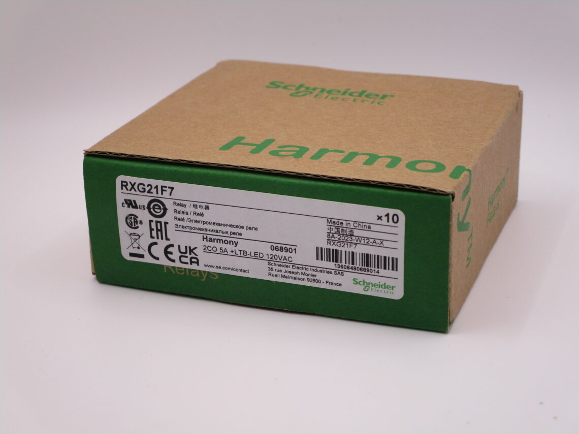 SCHNEIDER RXG21F7 Interface plug-in relay 8 pin - Image 2