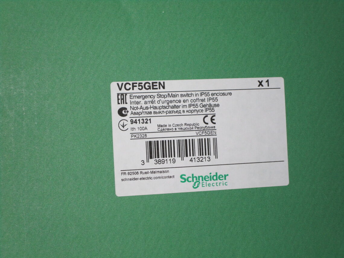 SCHNEIDER VCF5GEN Emergency switch disconnector