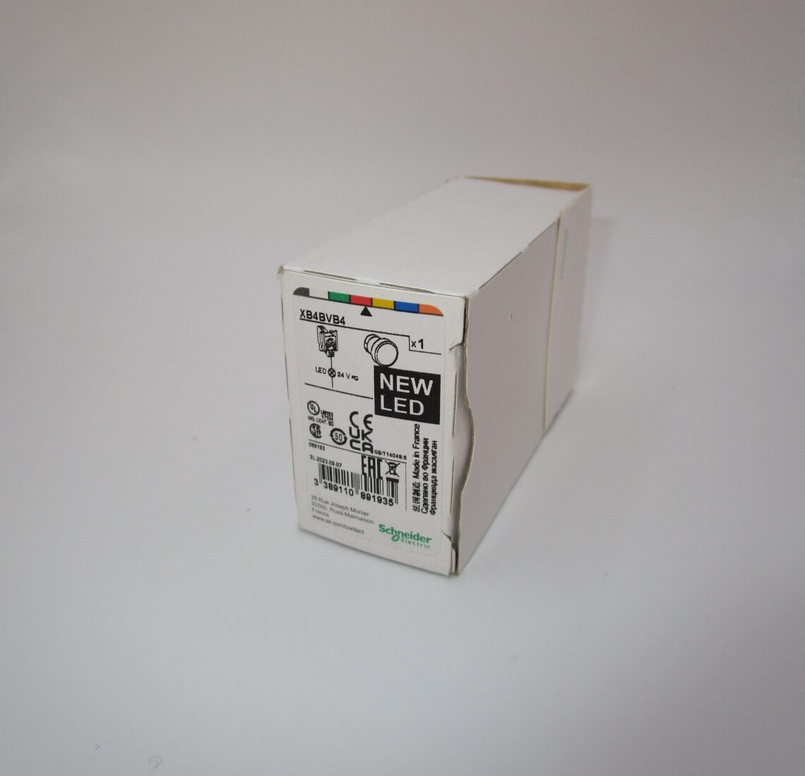 SCHNEIDER XB4BVB4 22mm Red Pilot Light Universal LED - Image 4