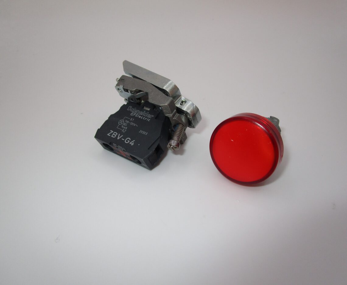 SCHNEIDER XB4BVG4 Red Pilot light Harmony 22mm - Image 2