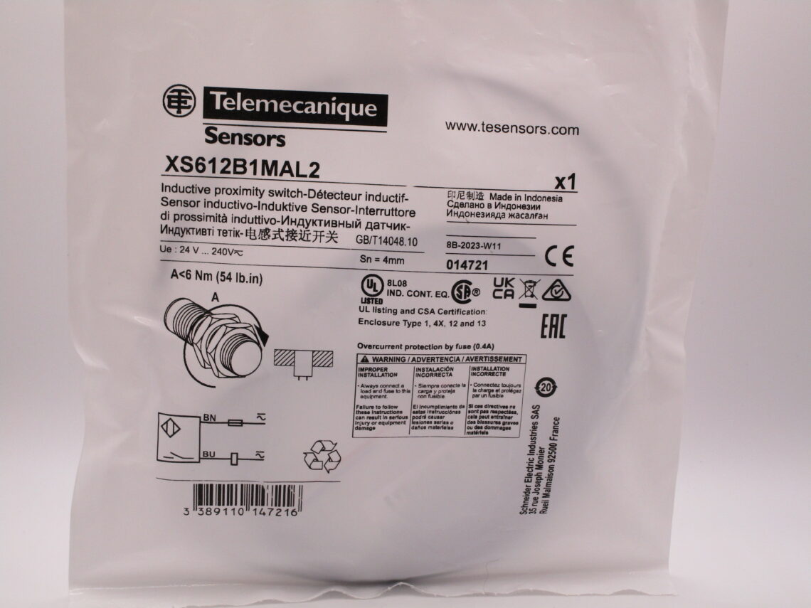 TELEMECANIQUE XS612B1MAL2 Inductive proximity sensor