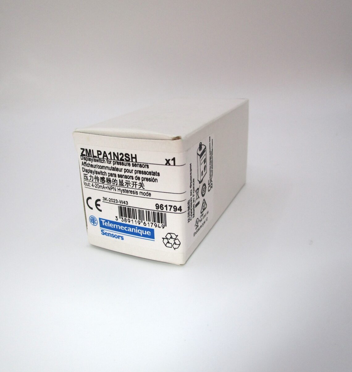 TELEMECANIQUE ZMLPA1N2SH Electronic pressure Sensor - Image 6