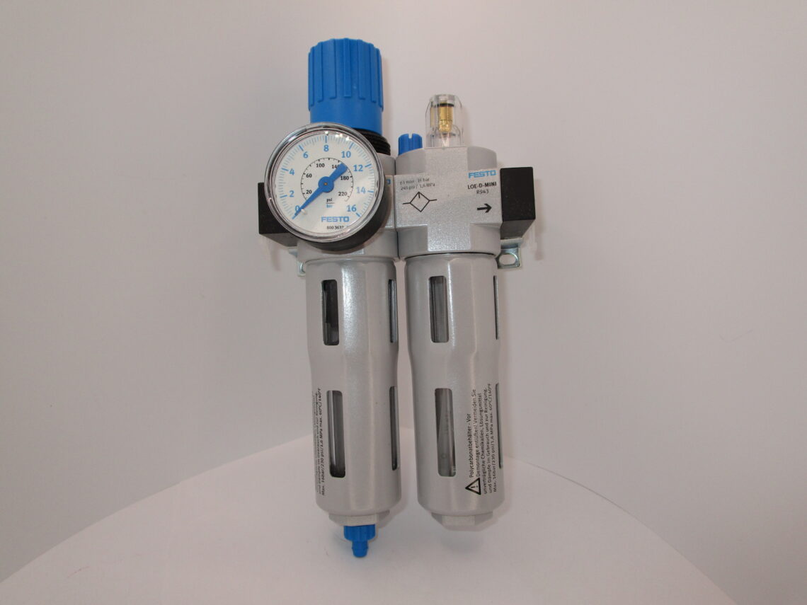 FESTO FRC-1/4-D-5M-MINI Mat 162771 Compressed Air Filter Regulator