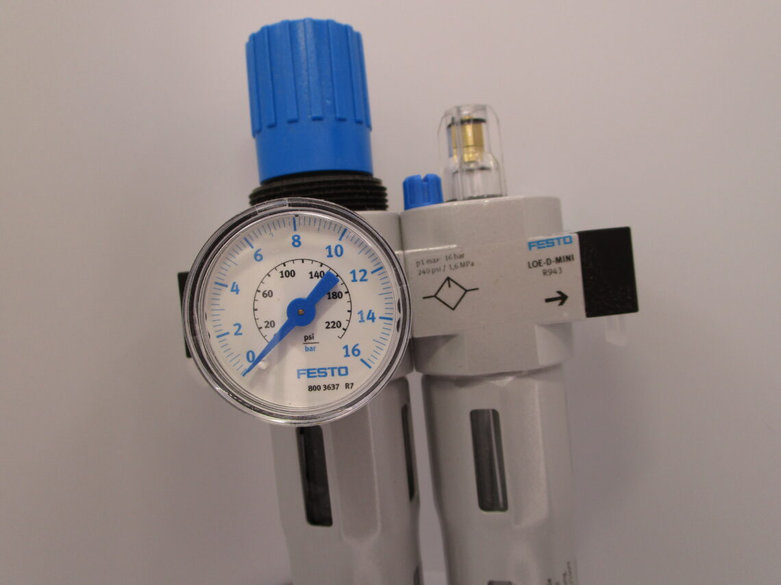 FESTO FRC-1/4-D-5M-MINI Mat 162771 Compressed Air Filter Regulator - Image 2