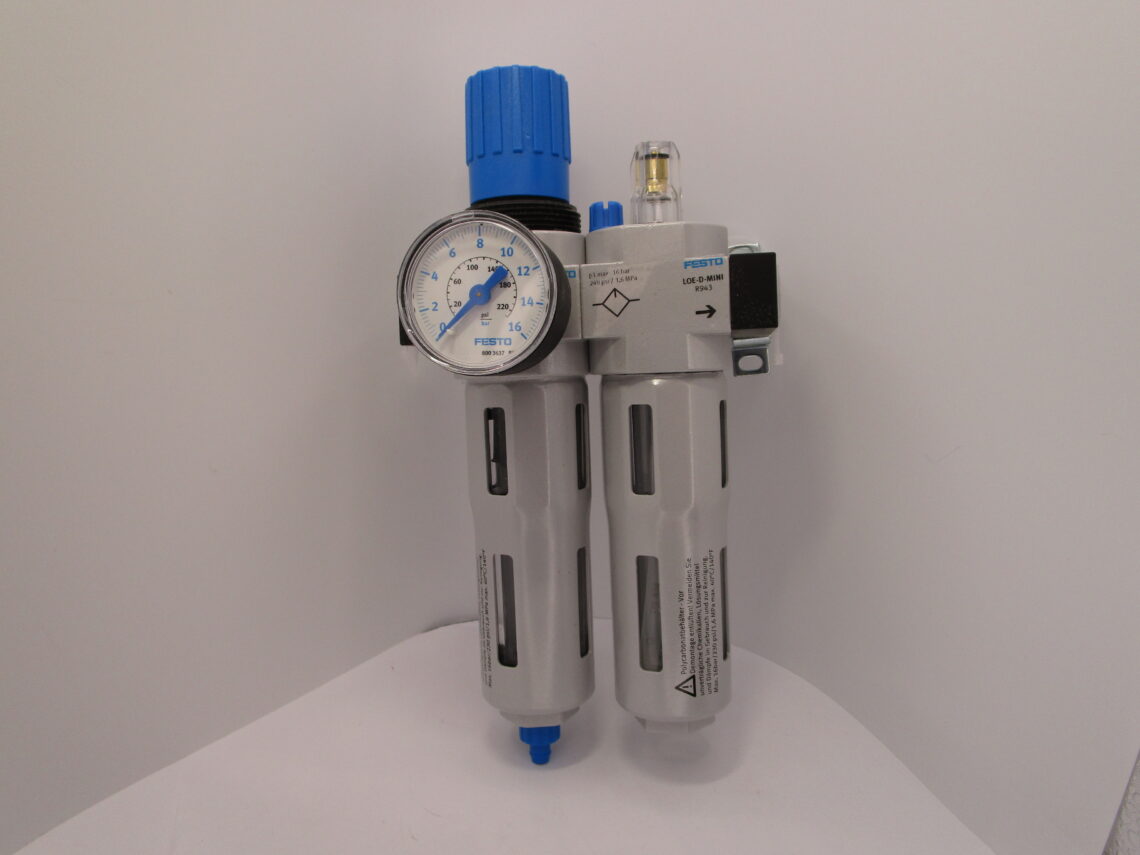 FESTO FRC-1/4-D-5M-MINI Mat 162771 Compressed Air Filter Regulator - Image 3